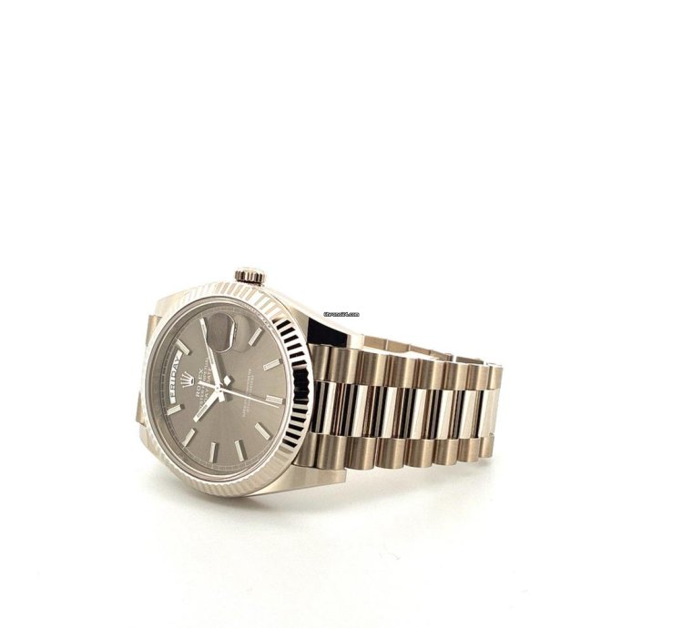 Rolex Day-date 40 Grey Whitegold Unworn 228239 Box And Paper 2022