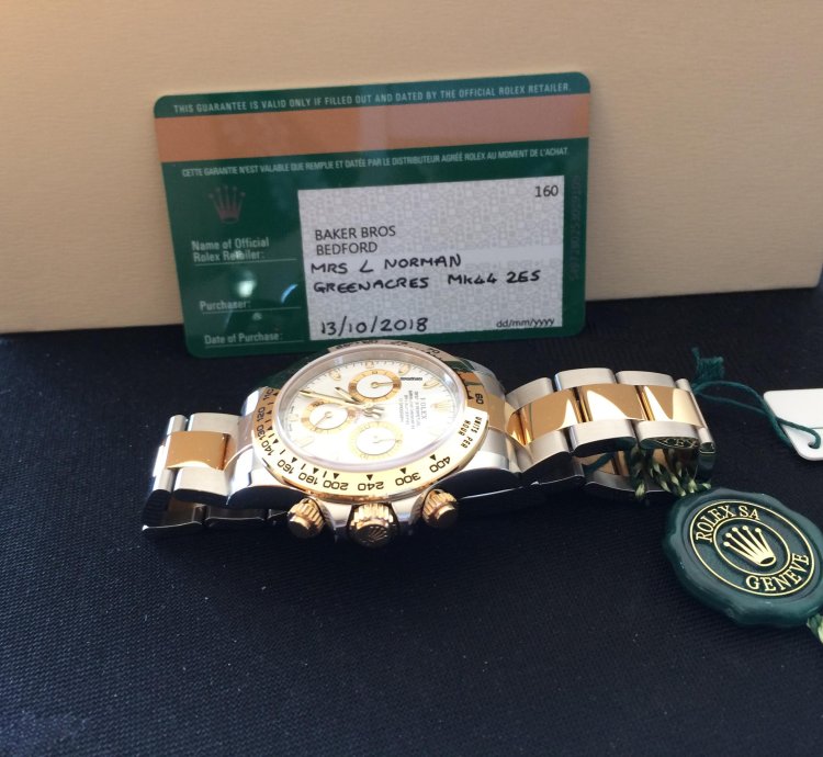 Rolex Daytona Full Set Unworn Complete With Box And Papers