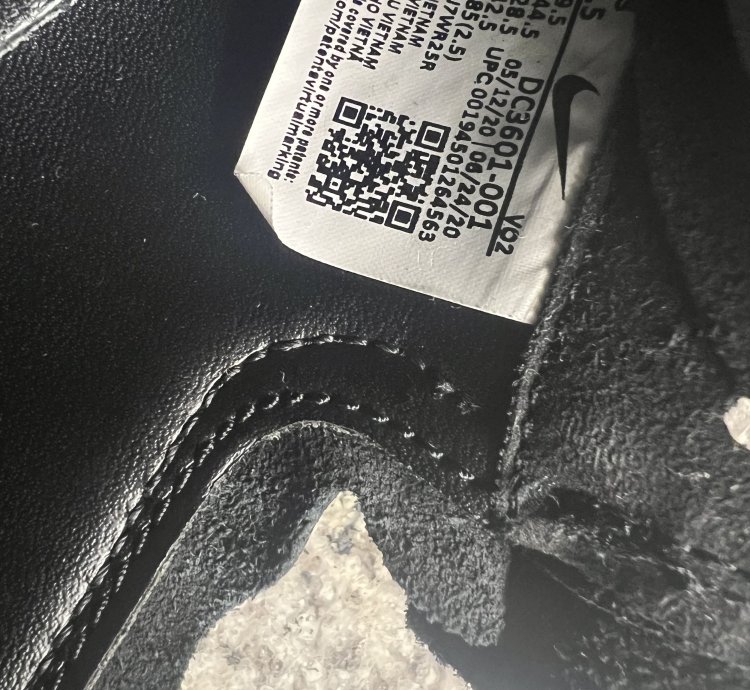 Cdg Air Force 1 black