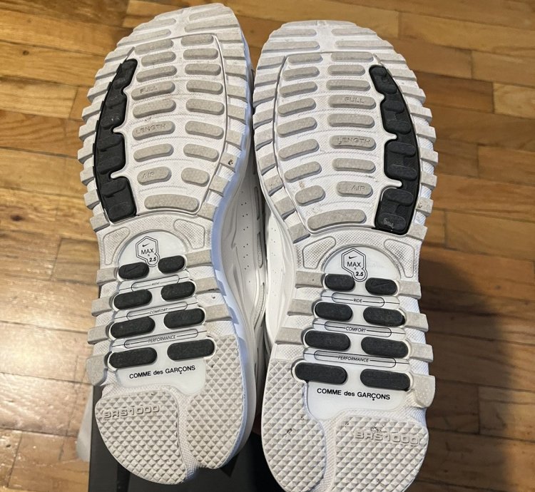 Cdg Nike Air Max Tl 2 5 Comme Des Garcons Homme White Sz 11