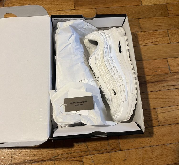 Cdg Nike Air Max Tl 2 5 Comme Des Garcons Homme White Sz 11