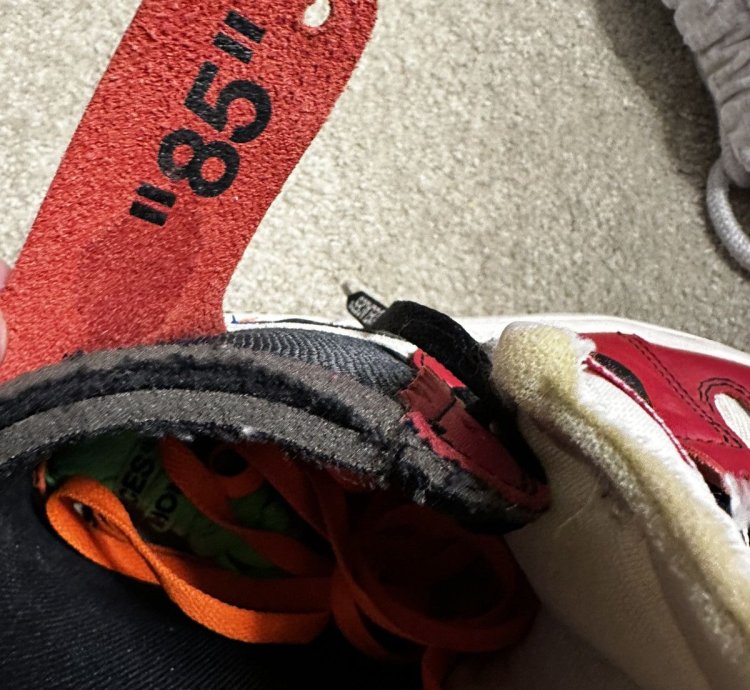 Chicago Jordan 1 Off-white