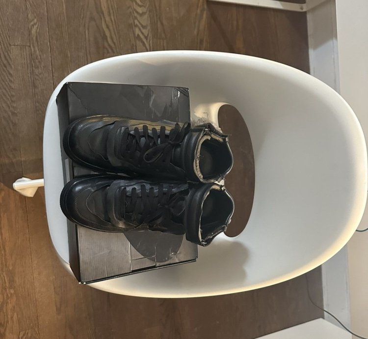 Comme Des Gar Ons Air Force 1 Mid Triple Black