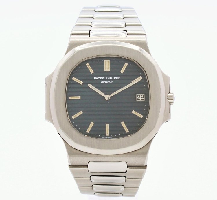 Patek Philippe Nautilus Automatic Steel Blue Dial Ref 3700