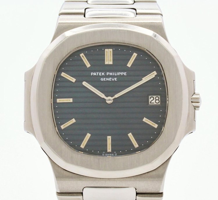 Patek Philippe Nautilus Automatic Steel Blue Dial Ref 3700