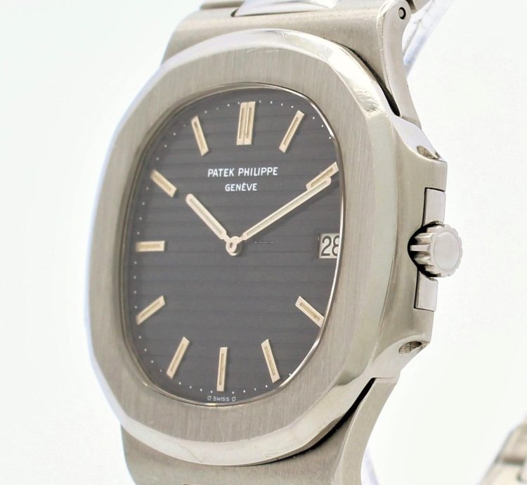 Patek Philippe Nautilus Automatic Steel Blue Dial Ref 3700