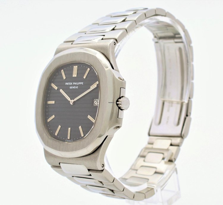 Patek Philippe Nautilus Automatic Steel Blue Dial Ref 3700