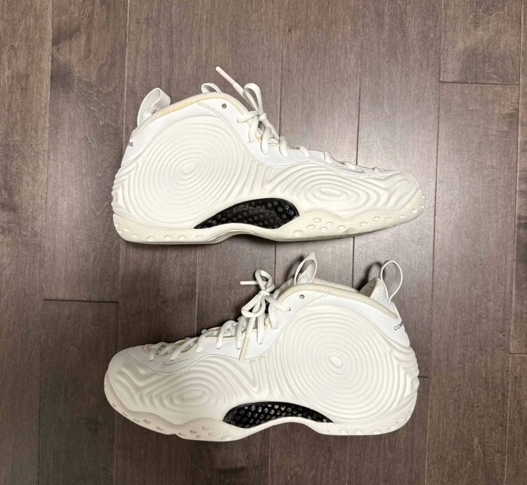 Comme Des Gar Ons Homme Plus Air Foamposite One White