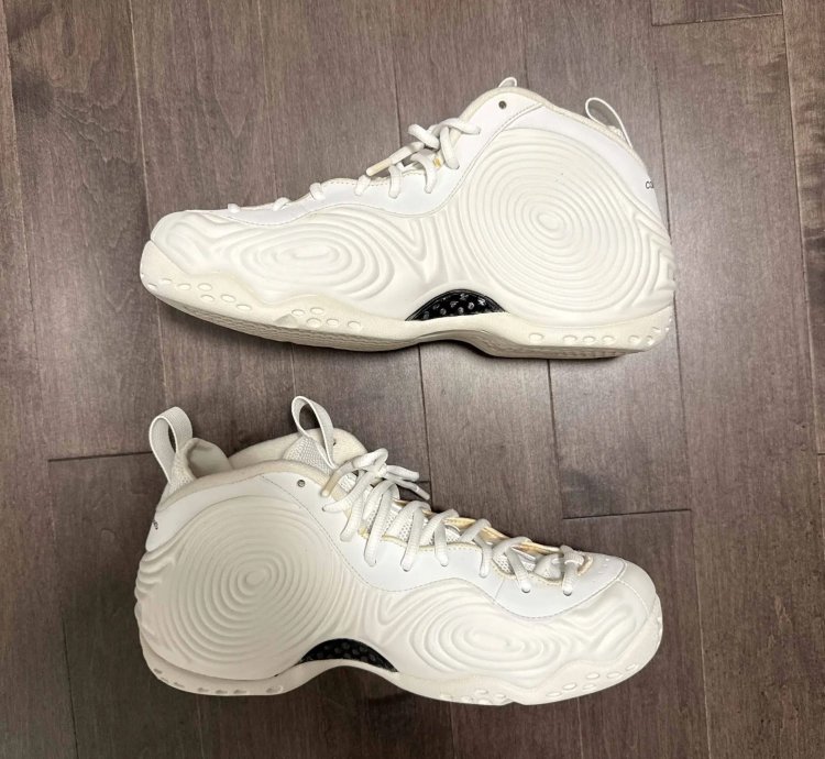Comme Des Gar Ons Homme Plus Air Foamposite One White