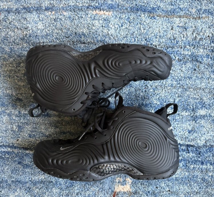 Comme Des Gar Ons Homme Plus Nike Air Foamposite - Black