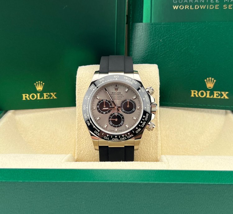 Rolex Daytona Ghost White Gold Oysterflex
