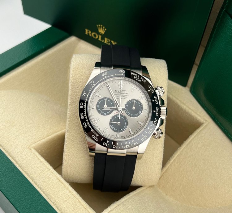 Rolex Daytona Ghost White Gold Oysterflex