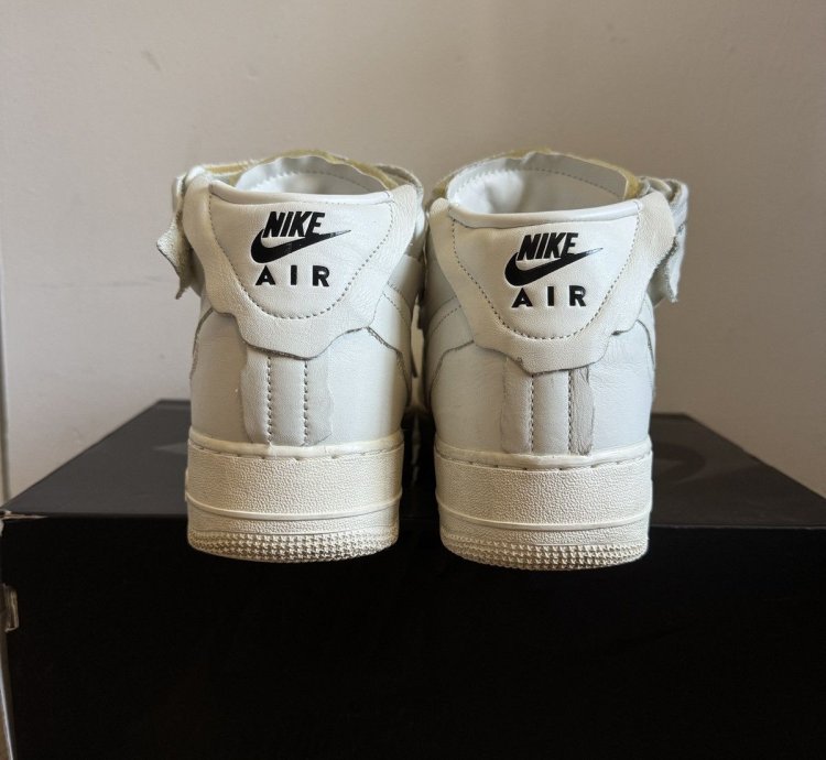 Comme Des Gar Ons Nike Air Force 1 Mid White