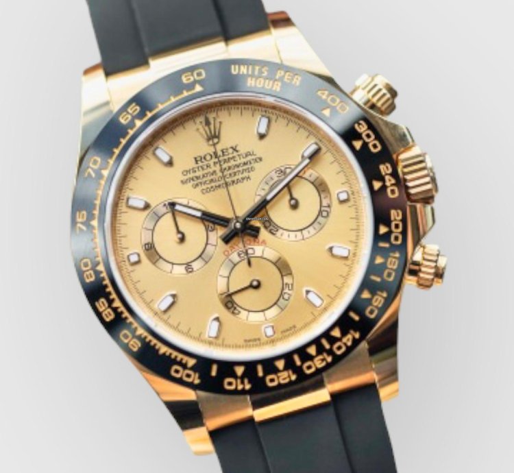Rolex Daytona Gold Dial Unworn Full Set 116518ln