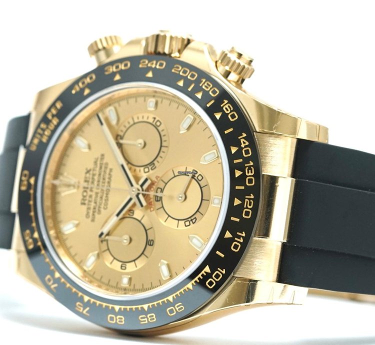 Rolex Daytona Gold Dial Unworn Full Set 116518ln