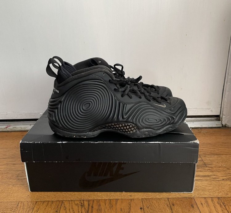 Comme Des Gar Ons Nike Foamposite Black