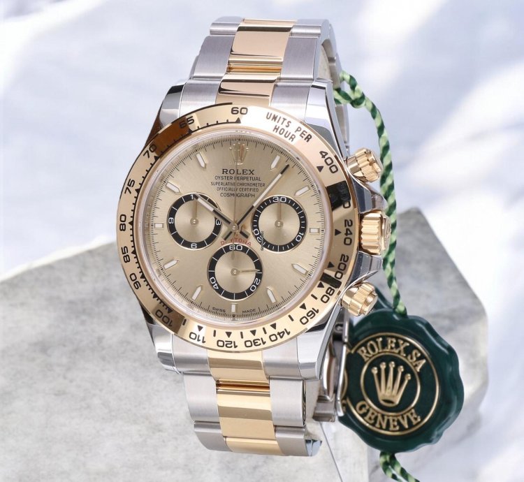 Rolex Daytona Gold Steel - Champagne Dial Unworn 2025