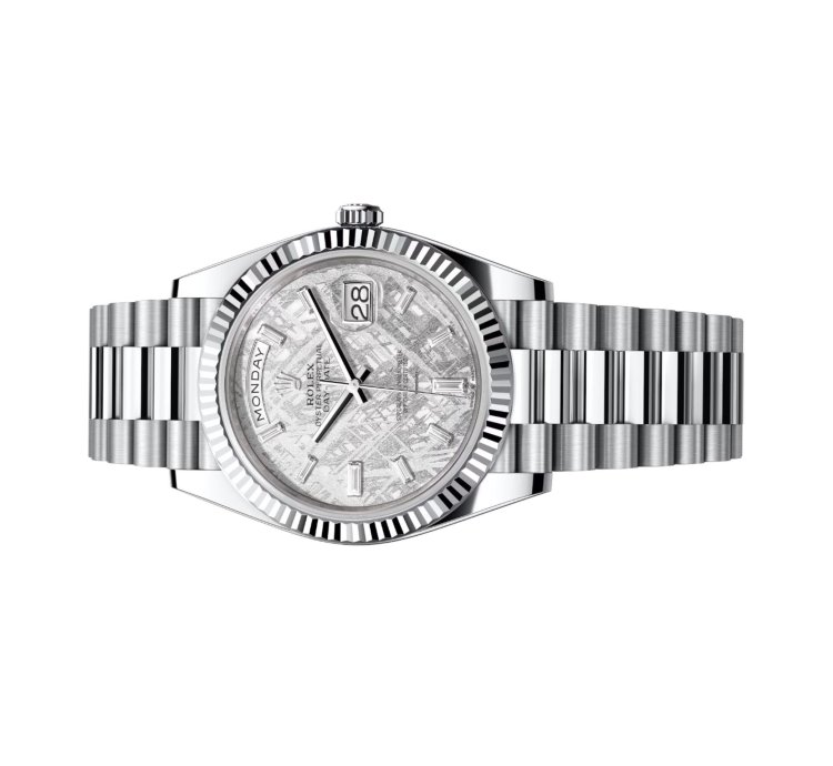 Rolex Day-date 40 Meteorite Set With Diamonds 228236 Unworn Full Set