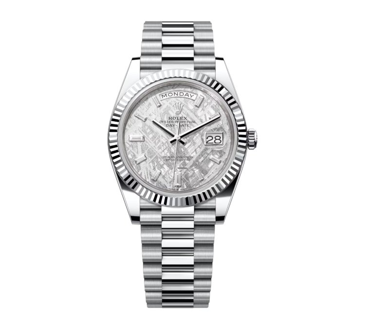 Rolex Day-date 40 Meteorite Set With Diamonds 228236 Unworn Full Set