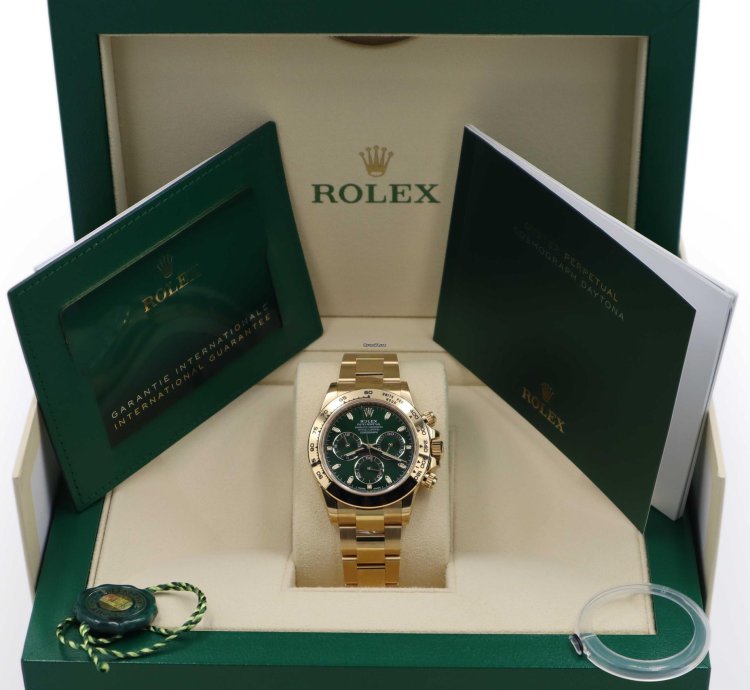 Rolex Daytona Green Dial - New 2021 - Full Factory Stickers