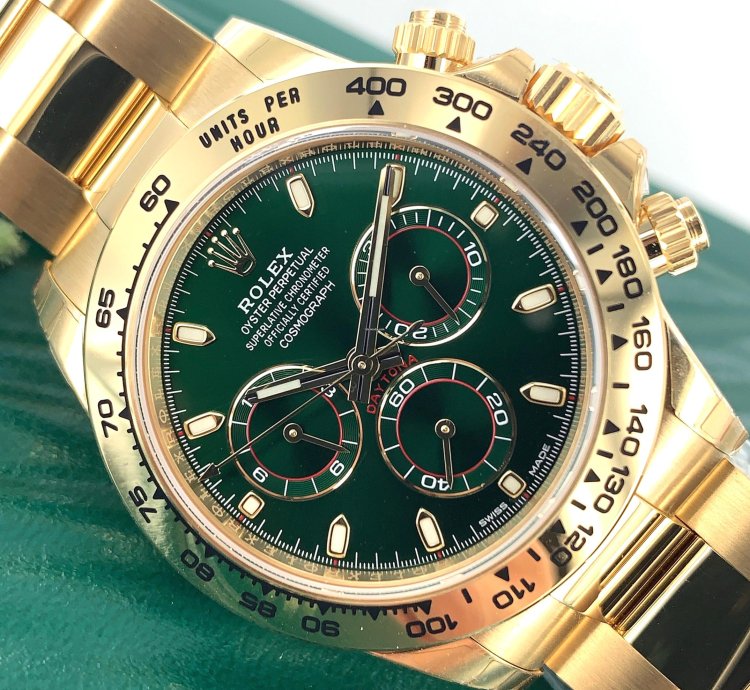 Rolex Daytona Green Dial Full Set Unworn 116508