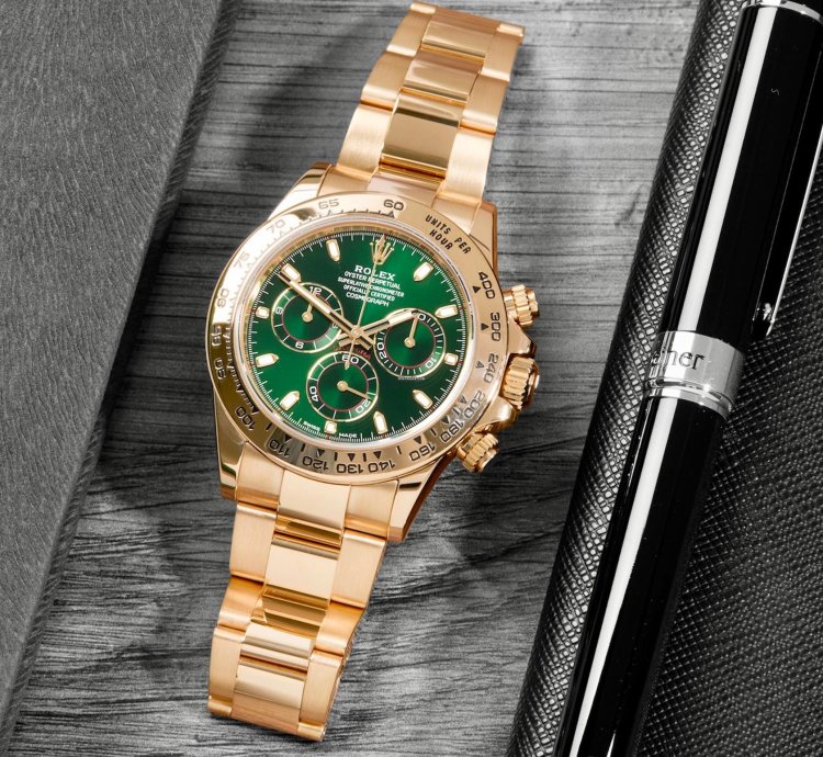 Rolex Daytona Green Dial Full Set Unworn 116508