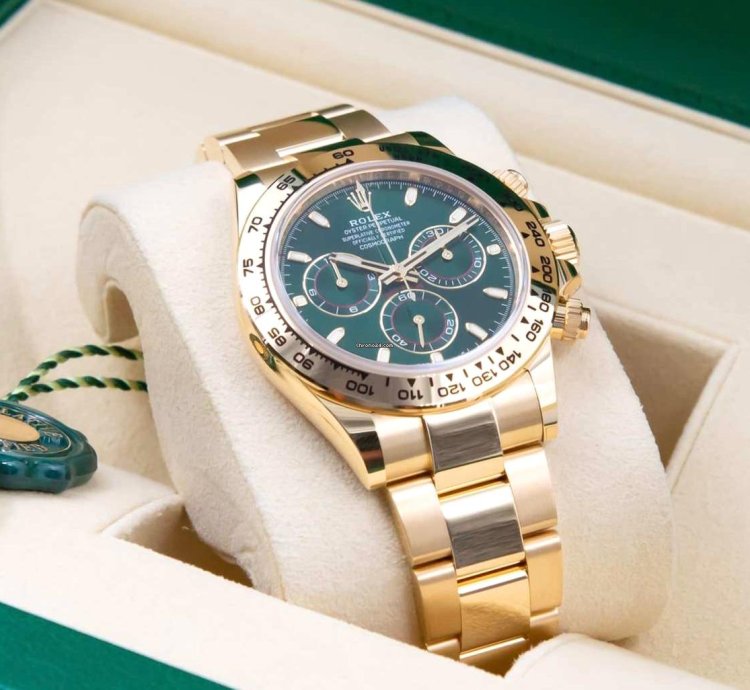 Rolex Daytona Green Dial Full Set Unworn 116508