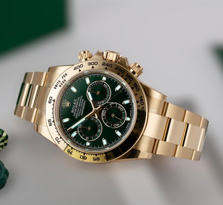 Rolex Daytona Green Dial Full Set Unworn 116508