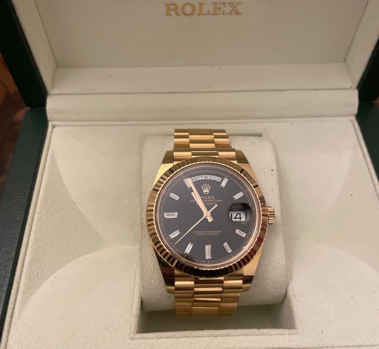 Rolex Day-date 40 Mit Baguette Diamanten