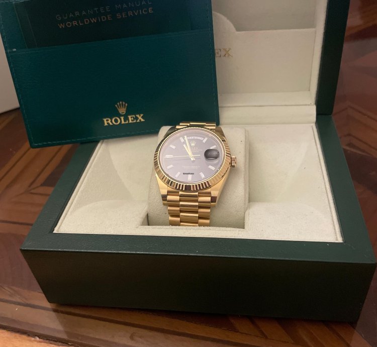 Rolex Day-date 40 Mit Baguette Diamanten