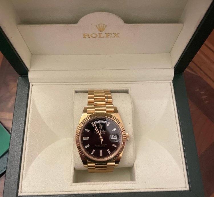 Rolex Day-date 40 Mit Baguette Diamanten