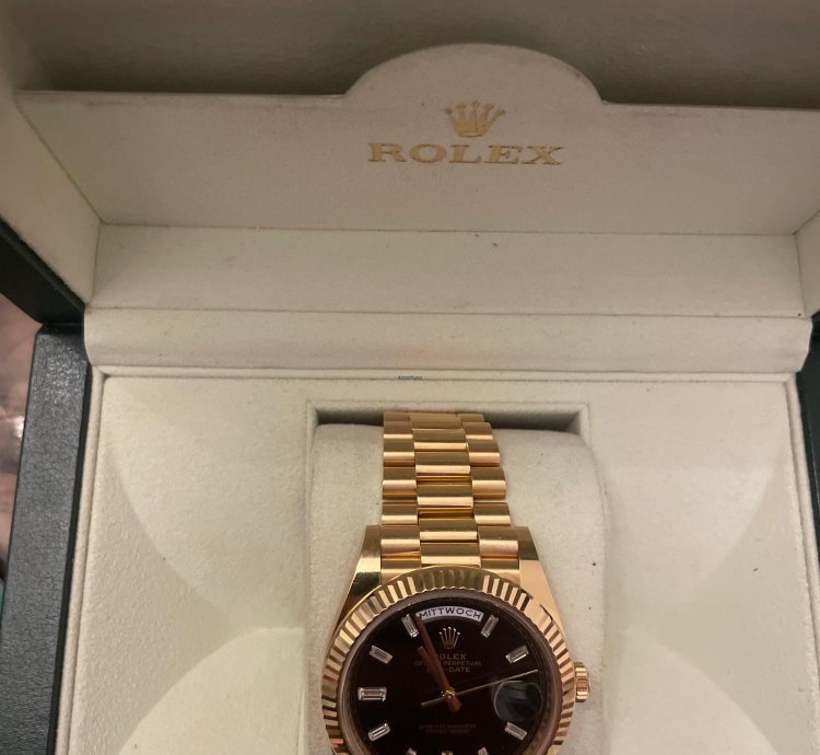 Rolex Day-date 40 Mit Baguette Diamanten