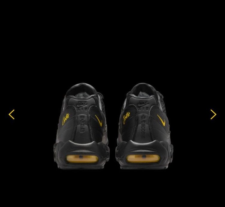 Corteiz Crtz Nike Air Max Honey Blacks - Size 11