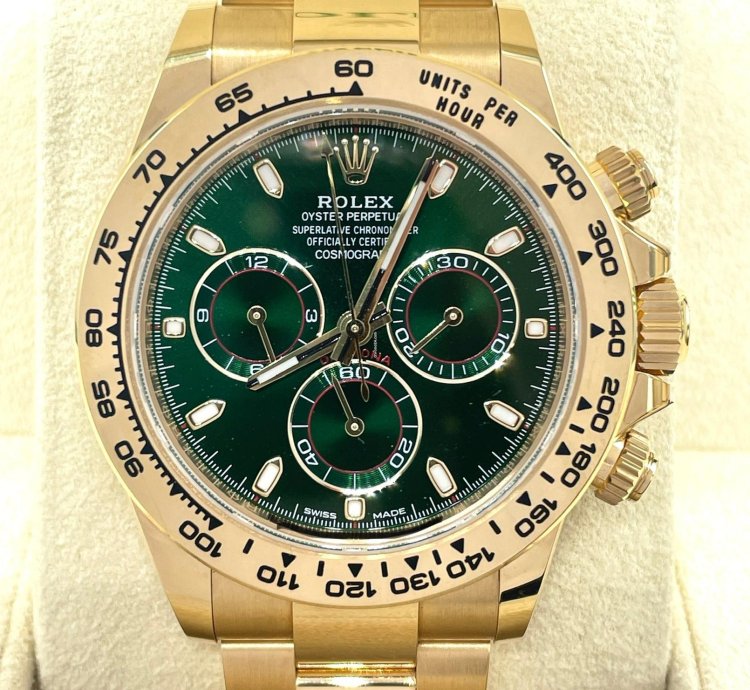 Rolex Daytona Green Money Dial 2021 New Full Set Box Papers john Mayer Discontinued