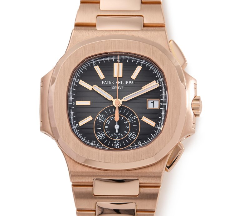 Patek Philippe Nautilus Chronograph 18k Rose Gold 5980 1r-001 - Ats-w000016