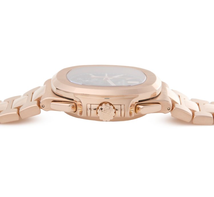 Patek Philippe Nautilus Chronograph 18k Rose Gold 5980 1r-001 - Ats-w000016