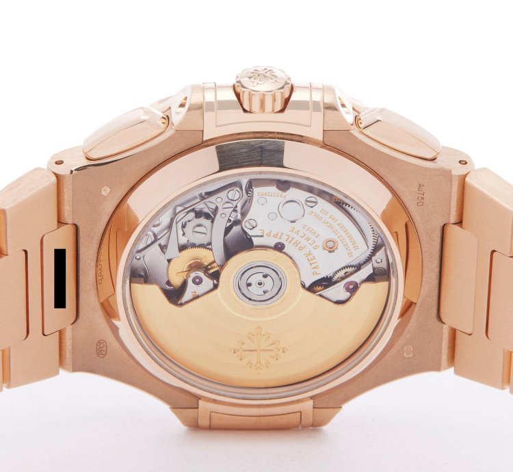 Patek Philippe Nautilus Chronograph 18k Rose Gold 5980 1r-001 - Ats-w007799