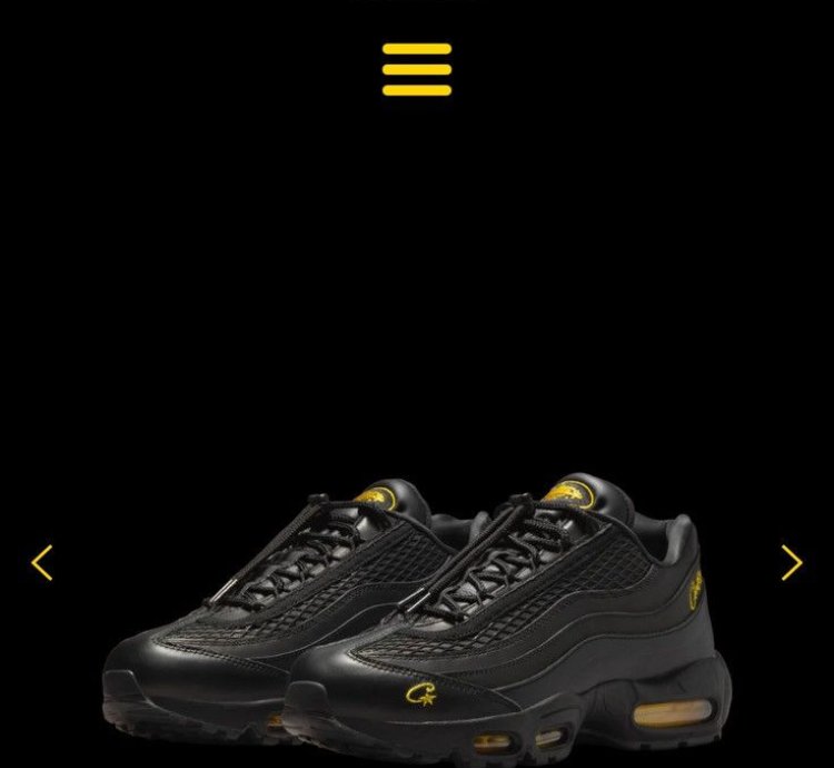 Corteiz Nike Air Max 95 Honey Black Size 12 New