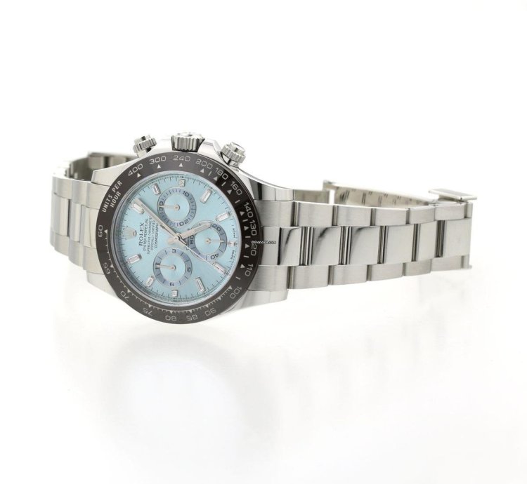 Rolex Daytona Ice Blue Baguette Dial