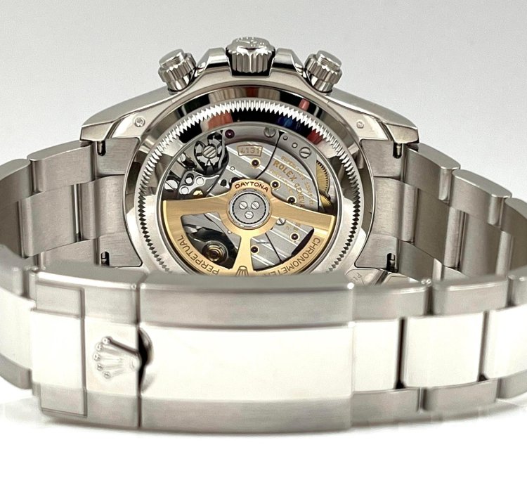 Rolex Daytona Ice Blue Dial Platinum Bracelet Open Caseback 126506 Unworn 2024