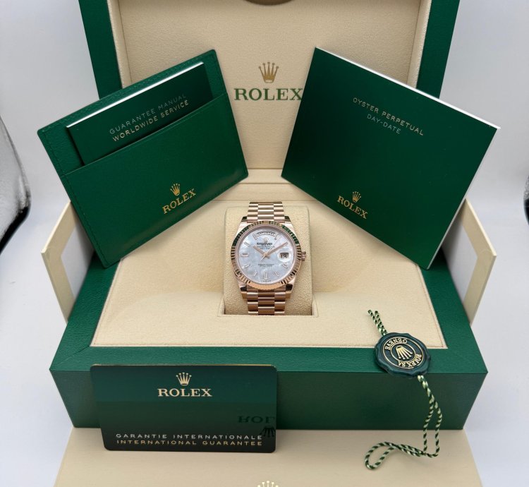 Rolex Day-date 40 Mop Perlmutt
