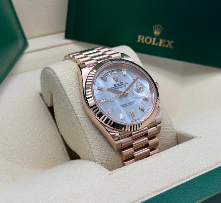 Rolex Day-date 40 Mop Perlmutt