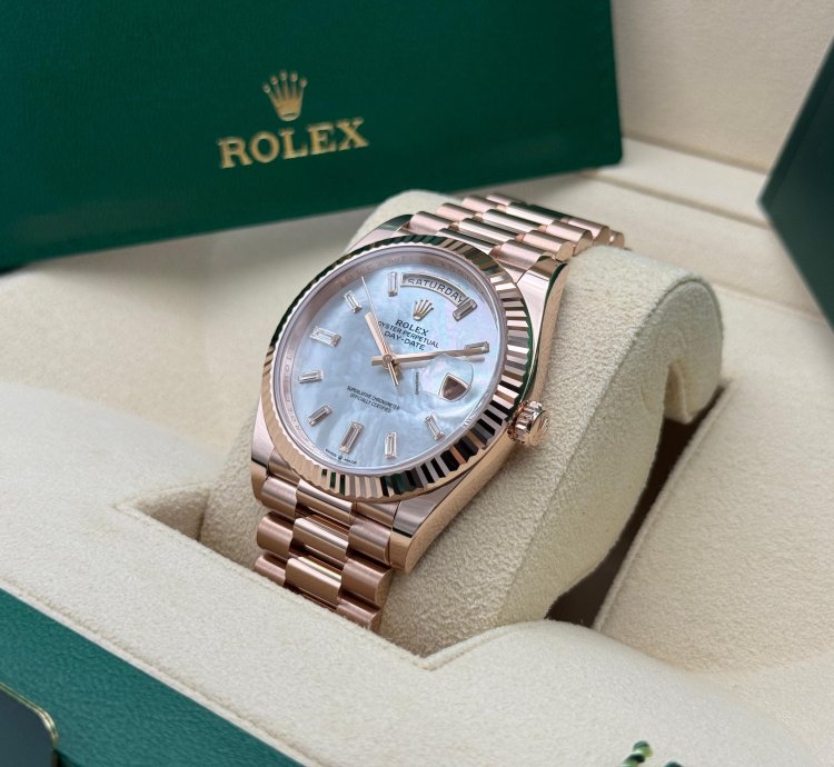 Rolex Day-date 40 Mop Perlmutt