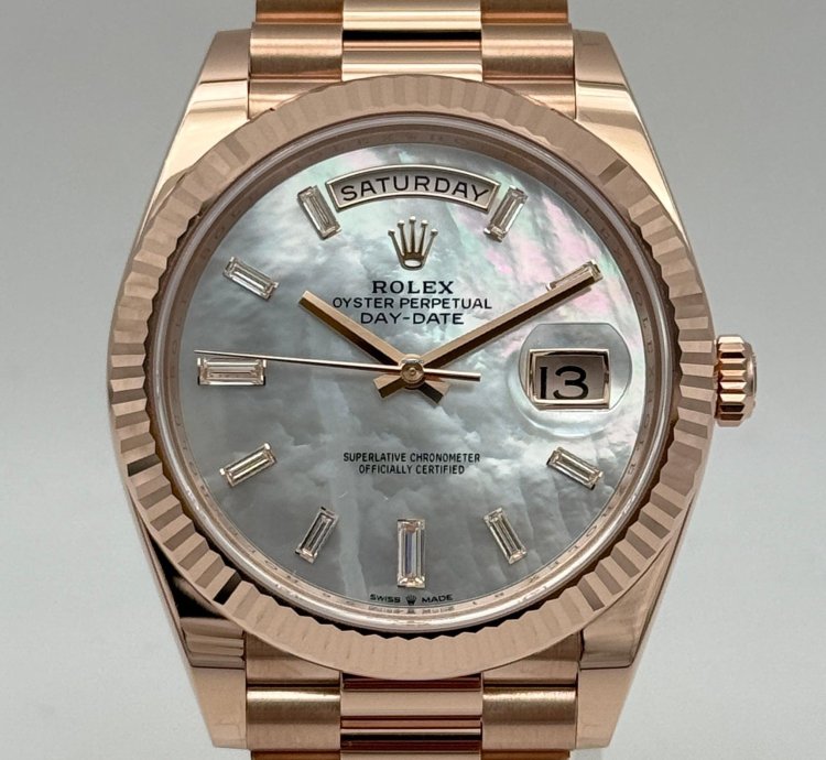 Rolex Day-date 40 Mop Perlmutt