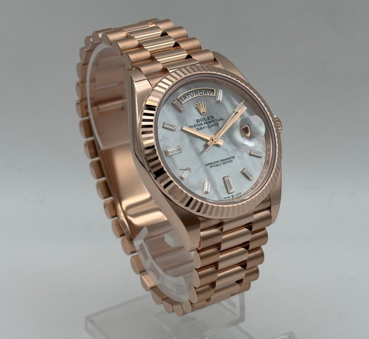 Rolex Day-date 40 Mop Perlmutt