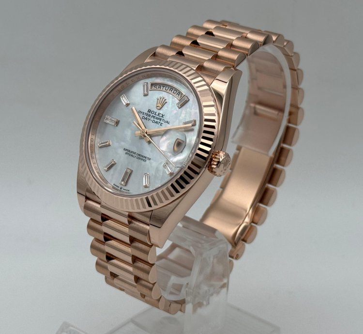 Rolex Day-date 40 Mop Perlmutt