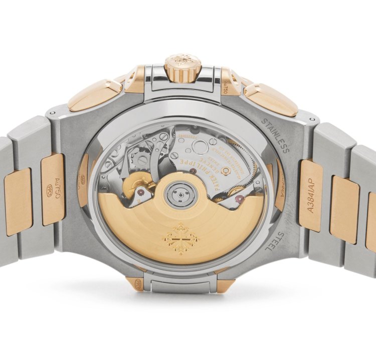 Patek Philippe Nautilus Chronograph 18k Rose Gold Stainless Steel 5980 1ar-001 - Ats-w007797