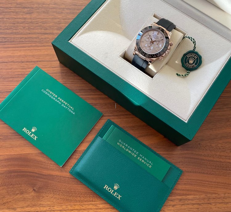 Rolex Daytona In Rose Gold Sundust Diamond-set Dial 116515ln-0006