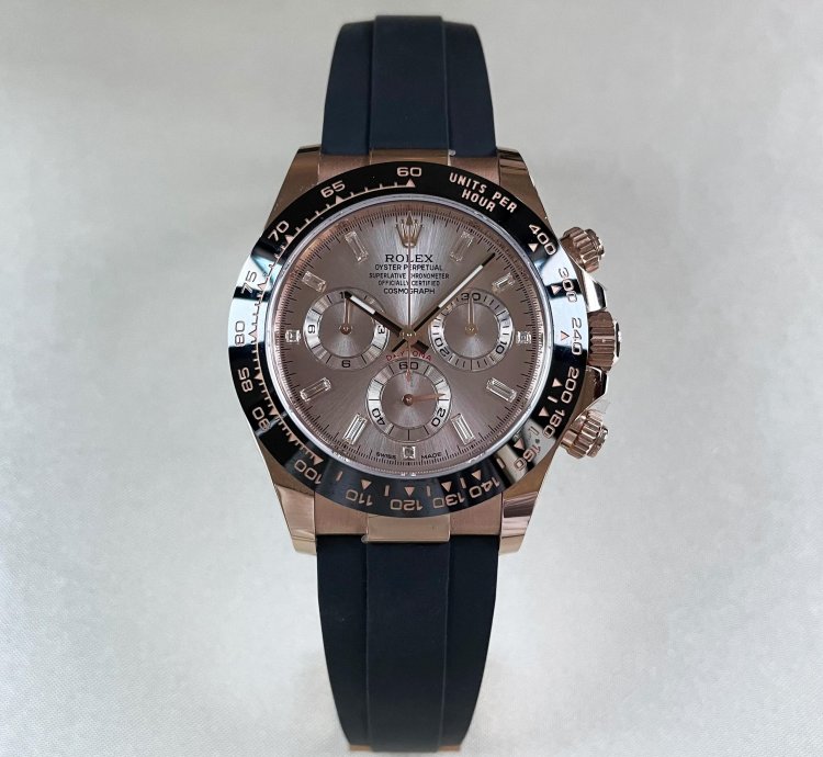 Rolex Daytona In Rose Gold Sundust Diamond-set Dial 116515ln-0006