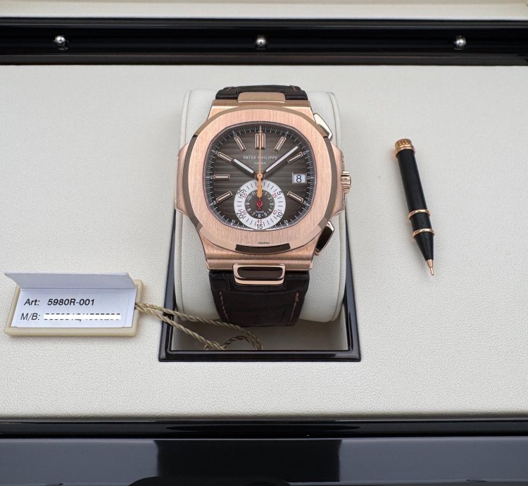 Patek Philippe Nautilus Chronograph 40 5mm Rosegold Like New